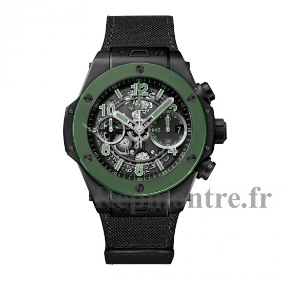 Hublot Big Bang Unico 42mm Montre Copie Homme Vert Les Copies de montres de Suisse Group Exclusive 441.CG.1199.RX.WOG23 - Cliquez sur l'image pour la fermer