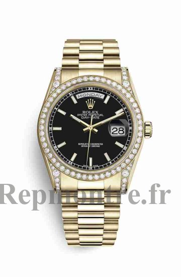 Réplique montre Rolex Day-Date 36 Cosses en jaune de 118388 Noir Cadran m118388-0120 - Cliquez sur l'image pour la fermer