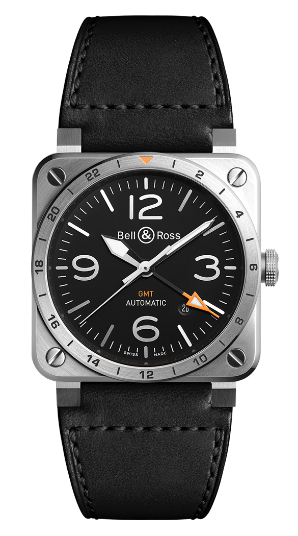 Réplique Bell & Ross BR 03-93 GMT BR0393-GMT-ST / SCA