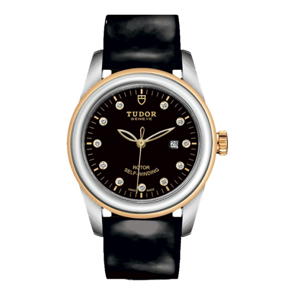 Réplique Tudor Glamour Date montre 31 mm Steel and Gold Case M53003-0020