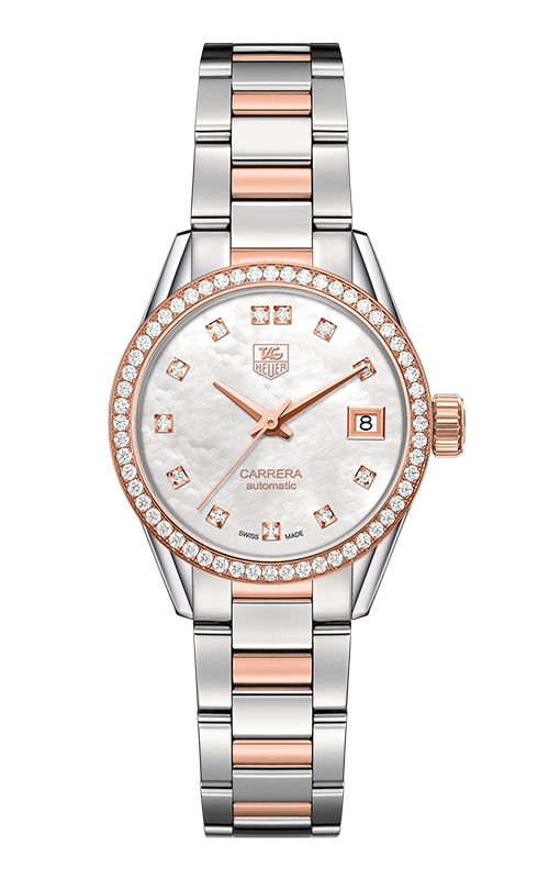 Réplique Tag Heuer Carrera Calibre 9 Femme 28mm WAR2453.BD0772